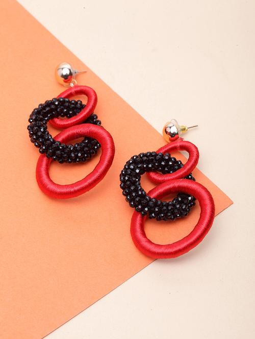 multi colored metal drop earring - 17289428 - Very Small Image - 1