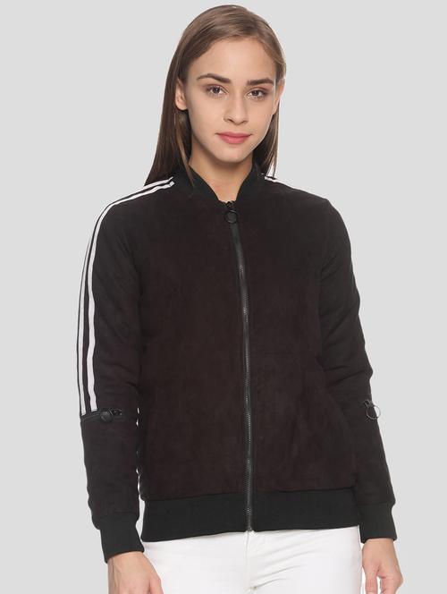 mandarin neck varsity jacket - 17289613 - Very Small Image - 1