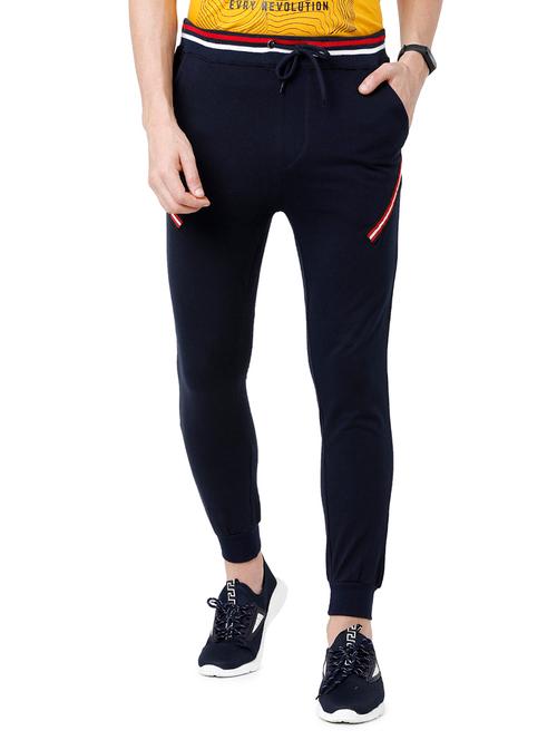navy blue striped jogger - 17289705 - Very Small Image - 1