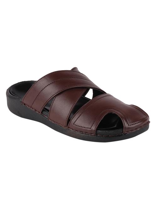 brown slip on sandals - 17289745 - Very Small Image - 1