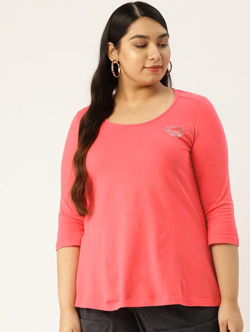 women's plain round neck t-shirt - 17291050 - Very Small Image - 1