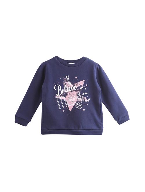blue cotton sweatshirt - 17291162 - Very Small Image - 1