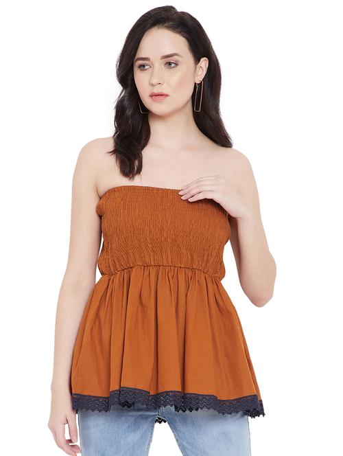 women's tube off shoulder top - 17291956 - Very Small Image - 1