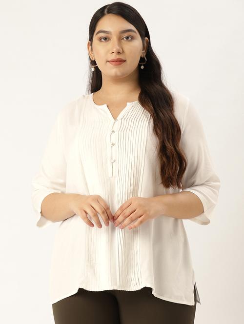 pin tuck detail tunics  - 17293013 - Very Small Image - 1