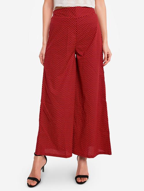 high rise flared palazzo  - 17294046 - Very Small Image - 1