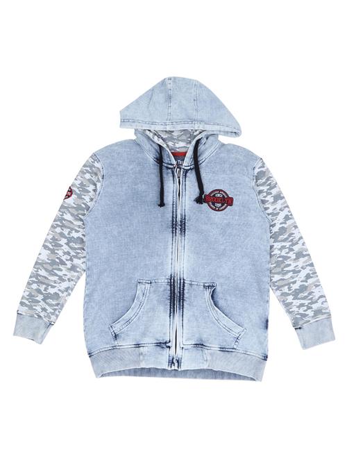 blue cotton blend bomber jackets  - 17294226 - Very Small Image - 1