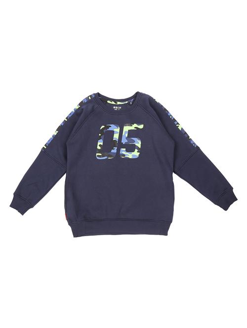 dark blue fleece sweatshirt - 17294844 - Very Small Image - 1