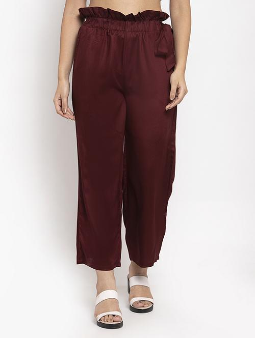 tie up waist trouser - 17295110 - Very Small Image - 1