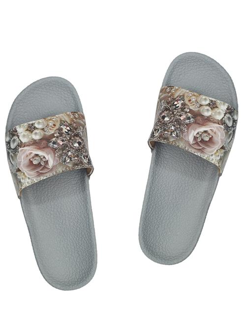 grey slip on flip flops - 17298007 - Very Small Image - 1