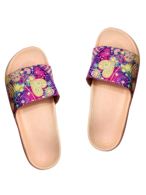 multi colored rubber slides flip flops - 17298103 - Very Small Image - 1
