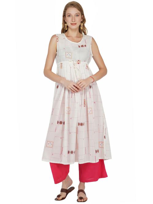 printed flared kurta  - 17298272 - Very Small Image - 1