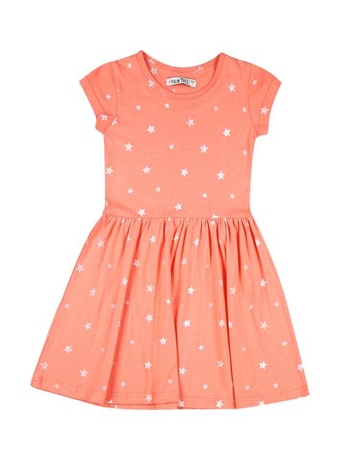 pink cotton blend frock - 17298602 - Very Small Image - 1