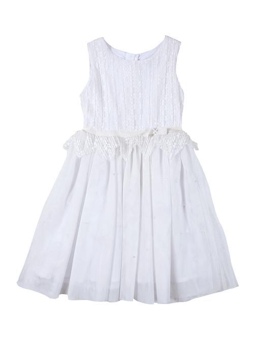 white chiffon frock - 17298657 - Very Small Image - 1