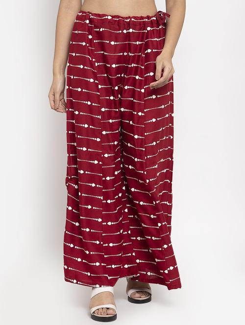 stripe printed sharara  - 17299682 - Very Small Image - 1