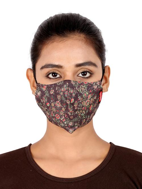 red cotton printed women mask pack of 3 - 17299774 - Very Small Image - 1