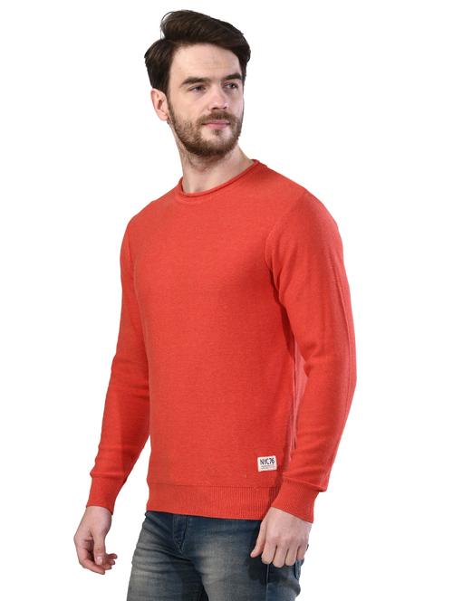 orange solid t-shirt - 17325078 - Very Small Image - 1