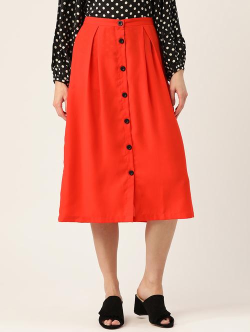button up a-line skirt  - 17325200 - Very Small Image - 1