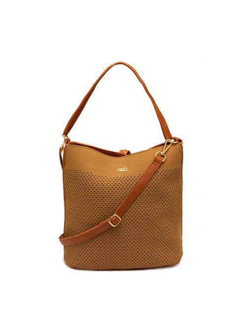 brown leatherette (pu) handbag - 17332931 - Very Small Image - 1