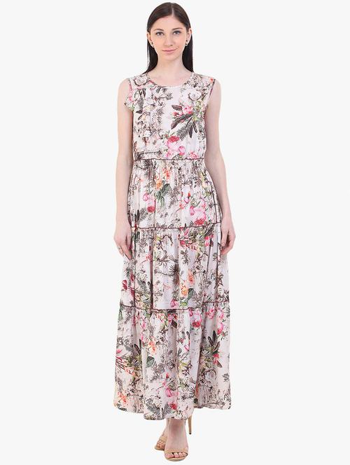 women's tiered dress floral dress - 17333388 - Very Small Image - 1