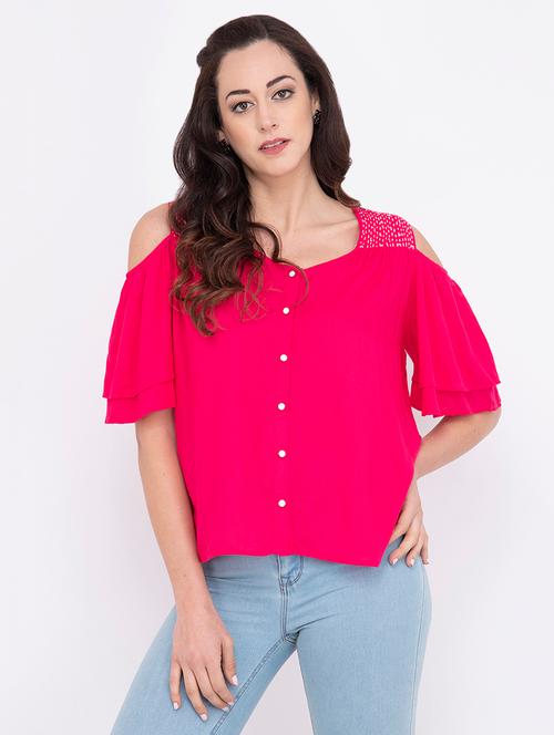 women's straight sweetheart neck top - 17333473 - Very Small Image - 1