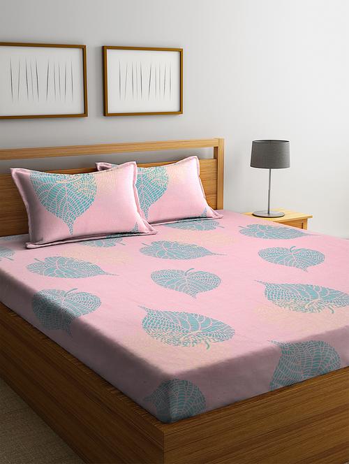 microfiber double bed sheet with two pillow cover  - 17333806 - Very Small Image - 1