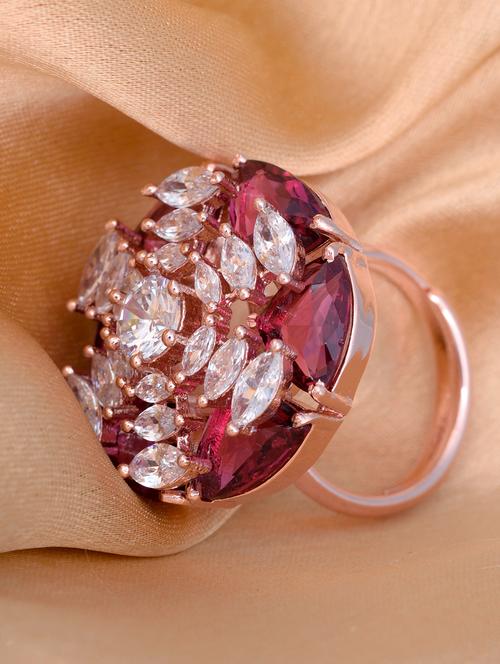 red brass finger  ring - 17334242 - Very Small Image - 1