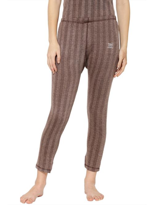 brown cotton bottoms thermals & inner wear - 17334939 - Very Small Image - 1