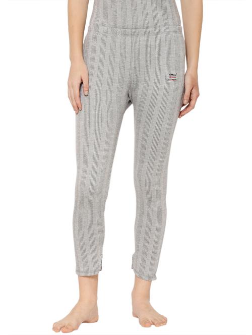 grey cotton bottoms thermals & inner wear - 17334940 - Very Small Image - 1