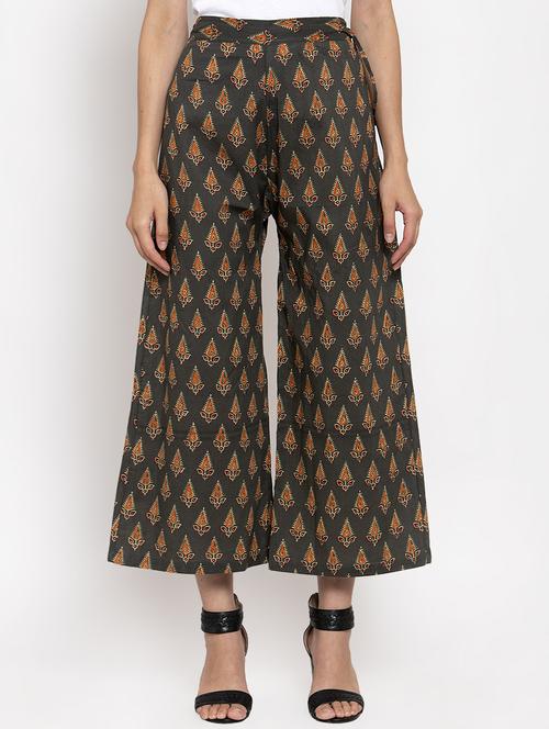 high rise printed palazzo  - 17336013 - Very Small Image - 1