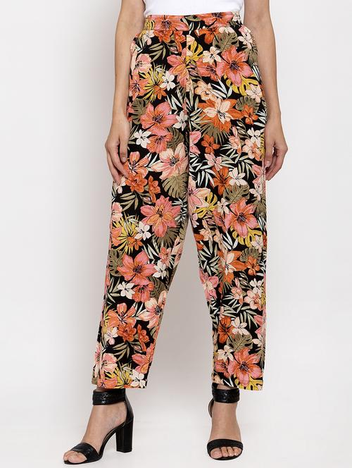 high rise floral trouser  - 17336031 - Very Small Image - 1