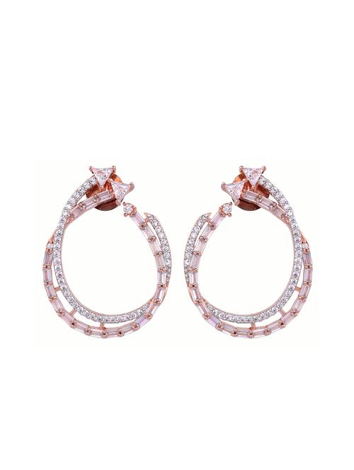 white brass hoop earring - 17336788 - Very Small Image - 1
