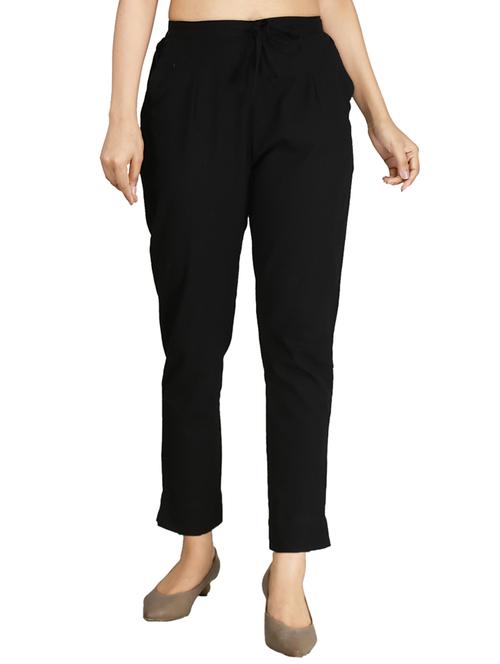 drawstring waist peg trousers  - 17337546 - Very Small Image - 1