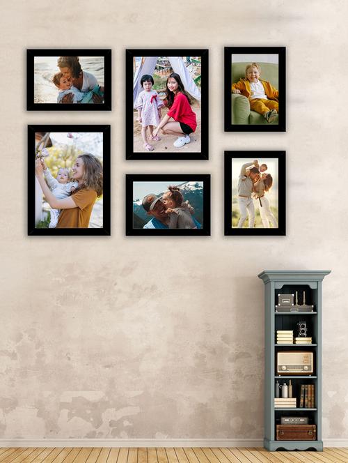 wood framed with acrylic glass photo frame (pack of 6) - 17337980 - Very Small Image - 1