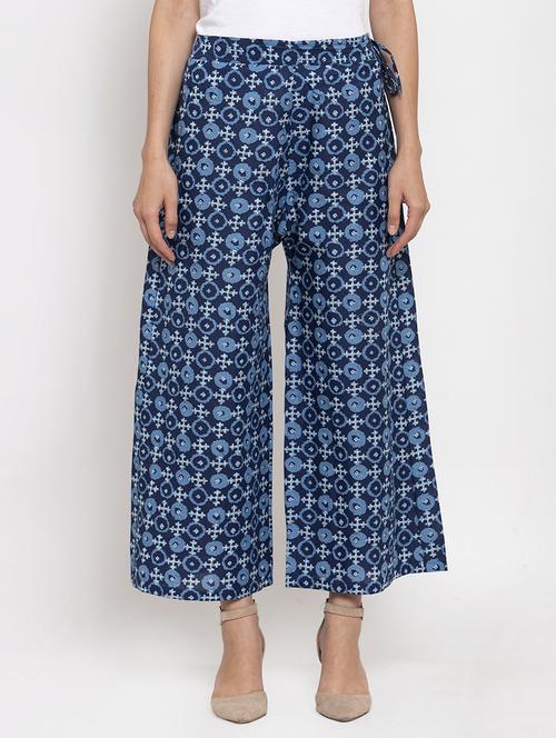 high rise flared palazzo  - 17338443 - Very Small Image - 1