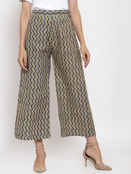 chevron print palazzo  - 17338448 - Very Small Image - 1