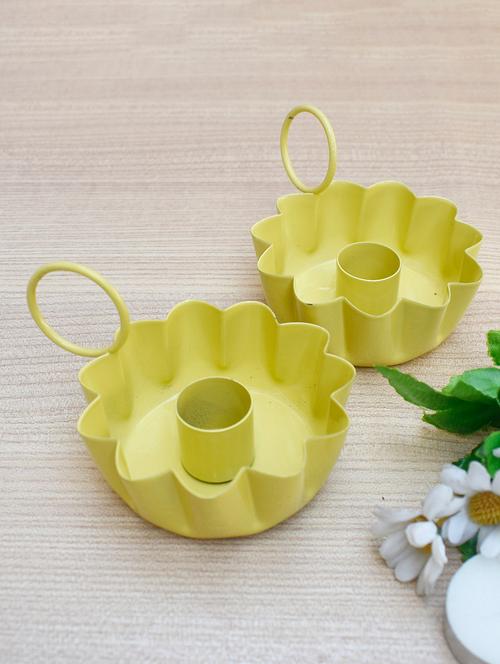  flower candle holder set of 2 - 17340177 - Very Small Image - 1