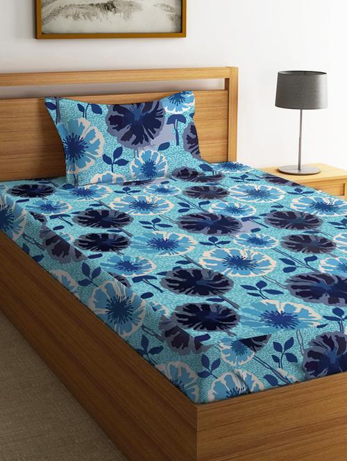 cotton two single bedsheet with 2 pillow cover - 17340327 - Very Small Image - 1