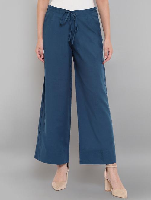 drawstring waist palazzo - 17340611 - Very Small Image - 1