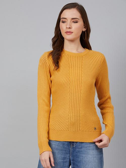 crew neck textured pullover - 17342050 - Very Small Image - 1