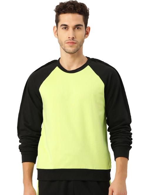 mens color block sweatshirt - 17342584 - Very Small Image - 1