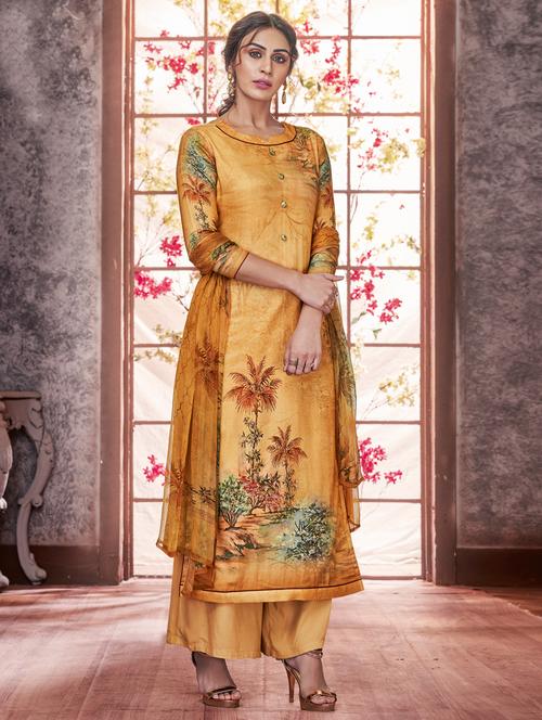 digital print unstitched suit - 17343165 - Very Small Image - 1