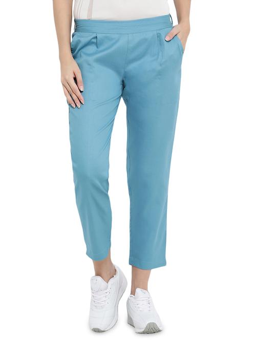 mid rise pleated trousers  - 17343690 - Very Small Image - 1