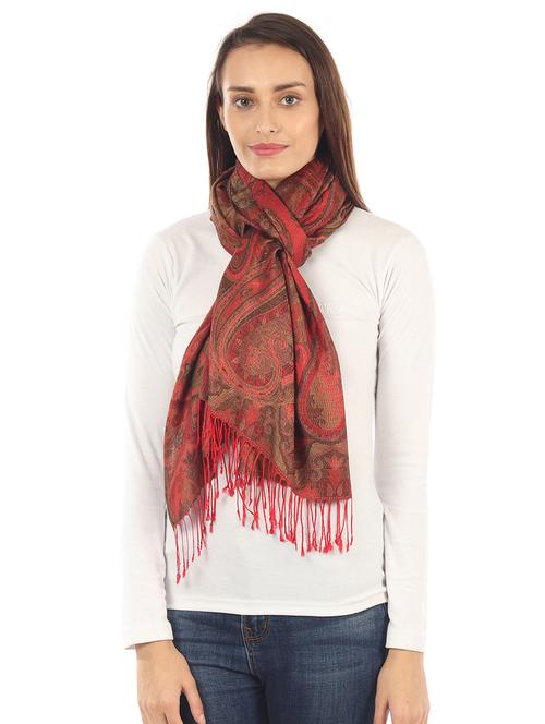 multi colored silk blend stole - 17345579 - Very Small Image - 1