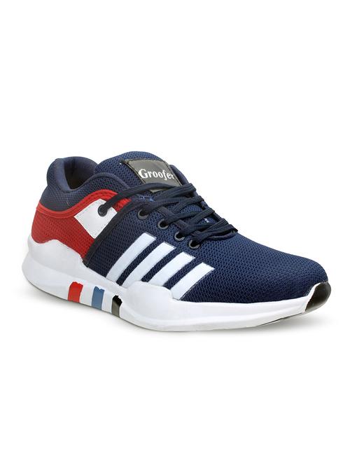 blue  lace up sport shoes - 17347823 - Very Small Image - 1
