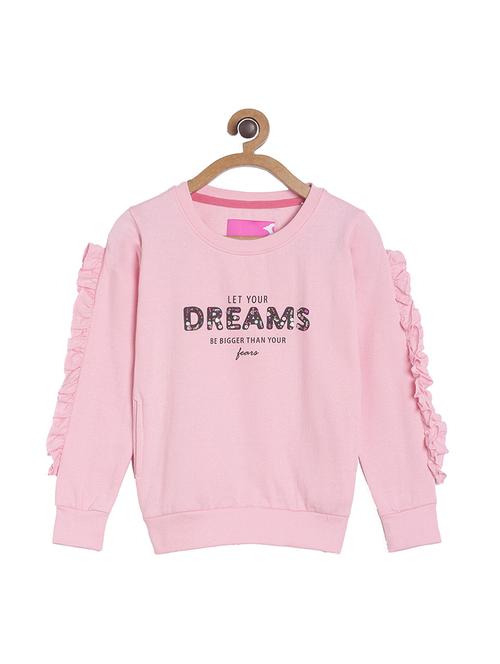 pink cotton sweatshirt - 17349847 - Very Small Image - 1