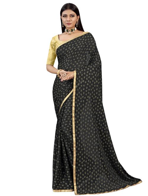 dobby solid saree - 17350059 - Very Small Image - 1