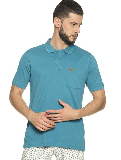 light blue solid t-shirt - 17352190 - Very Small Image - 1