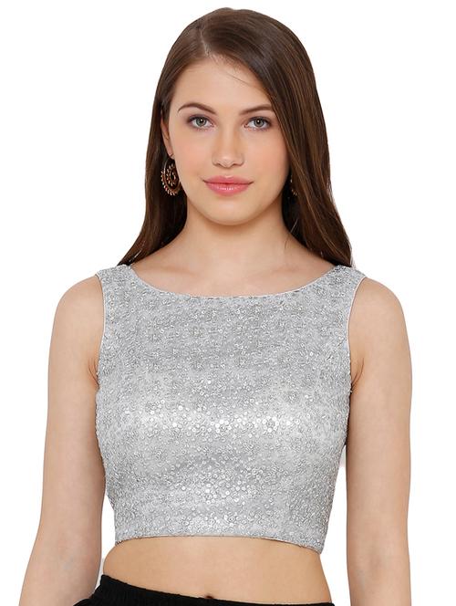 embellished printed blouse - 17352681 - Very Small Image - 1