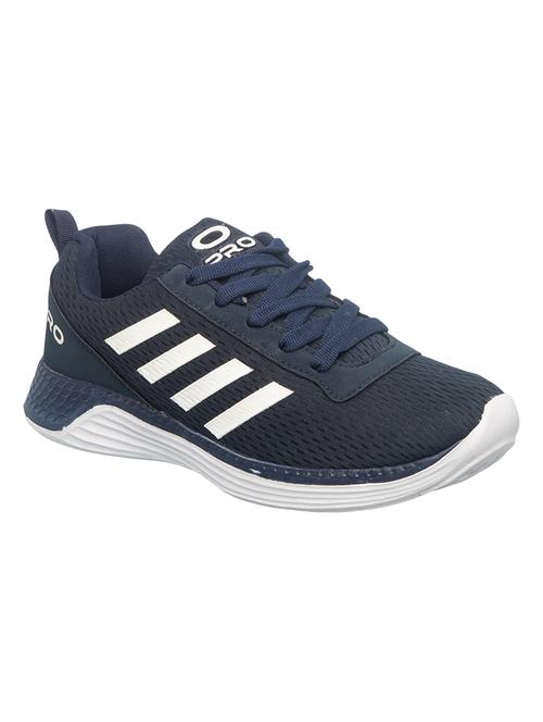 navy lace up sport shoes - 17352919 - Very Small Image - 1