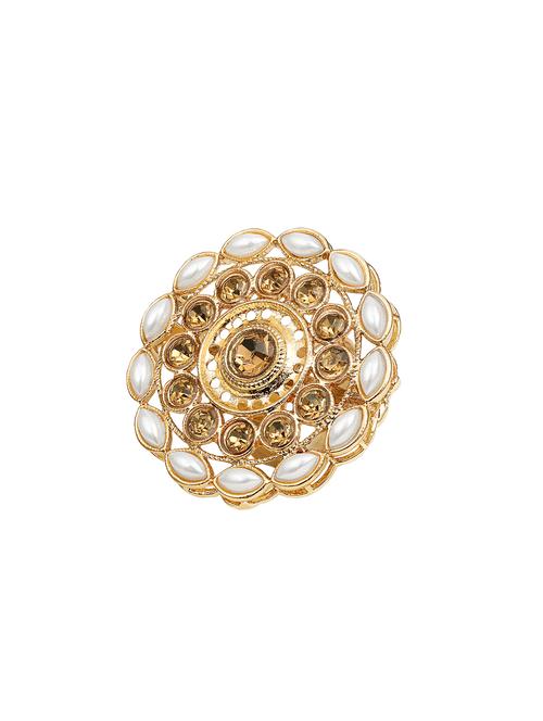 gold metal finger  ring - 17354544 - Very Small Image - 1